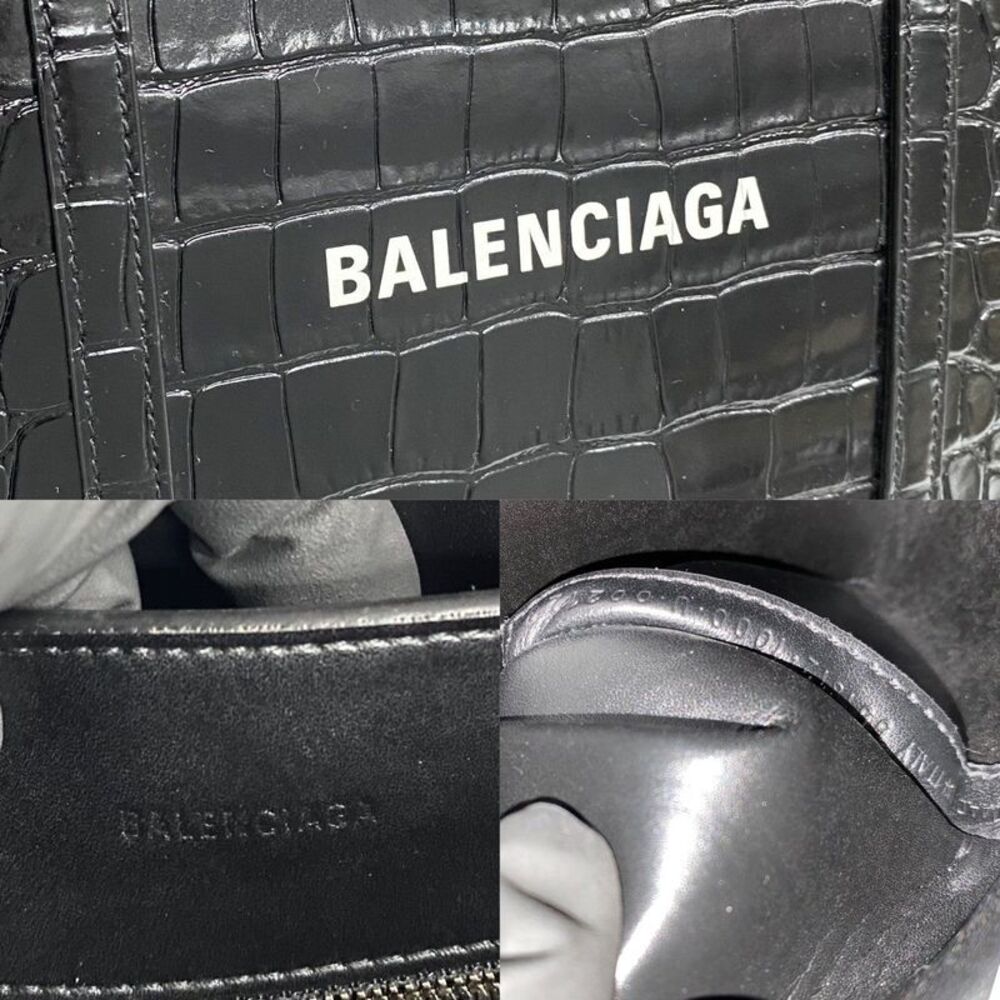 Balenciaga Leather Everyday Tote Bag Black - Picture 4 of 6